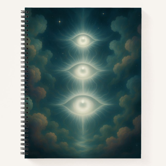 Himmelsvisions-Notizbuch Notizbuch (Vorderseite)