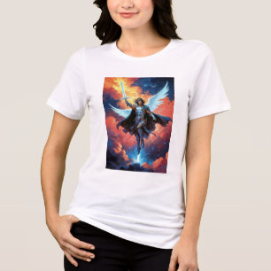 Himmelswächter Krieger Erzengel Michael Tri-Blend Shirt