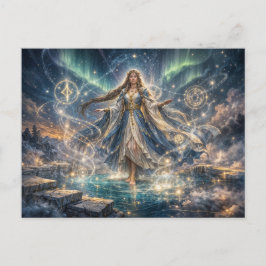 Himmelszauberin Fantasy-Postkarte Postkarte
