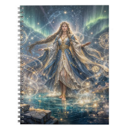 Himmelszauberin Notizbuch – Mystisches Blau Notizblock