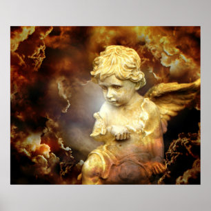 Himmlisch Angel Cherub Poster