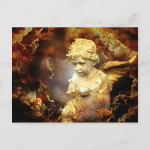 Himmlisch Angel Cherub Postkarte
