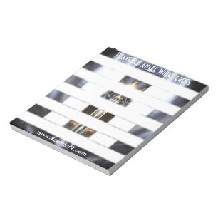 Himmlisch Angel Wing Cross Fraktal Art Notepad Notizblock