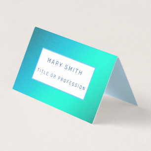 Himmlisch Blue Luxury Visitenkarten