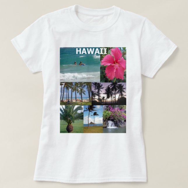 Himmlisch Hawaii von Khoncepts T-Shirt (Design vorne)