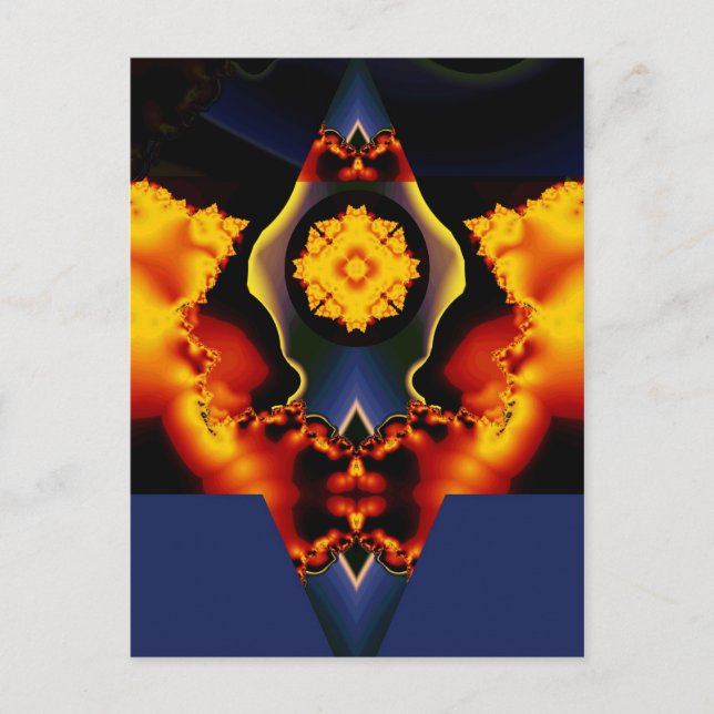 Himmlische Blume Postkarte (Vorderseite)