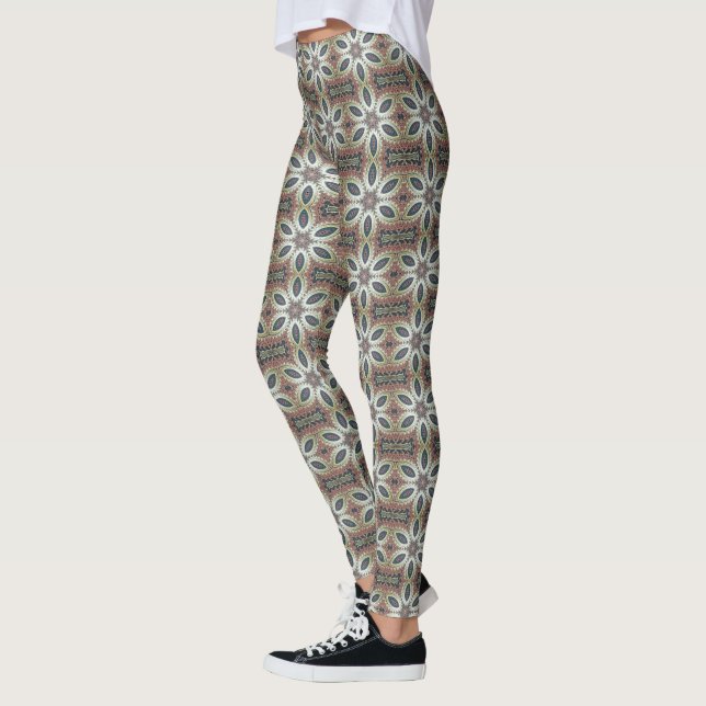 Himmlische Blütenblätter der Unendlichkeit  Leggings (Links)