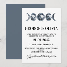 Himmlische Boho-Astrologie-Hochzeit  Hochzeit Einladung