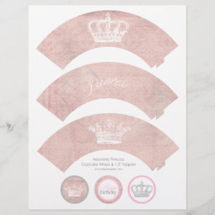 Himmlische Cupcake Wraps & Toppers