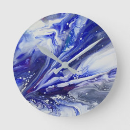 Himmlische Drift Runde Wanduhr