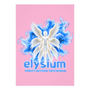 Himmlische Elysium-Schutzengel Flügel Pop Art Fotodruck