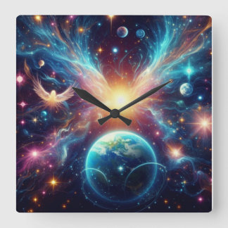 Himmlische Engel auf der Uhr