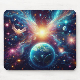 Himmlische Engel auf einem Mousepad