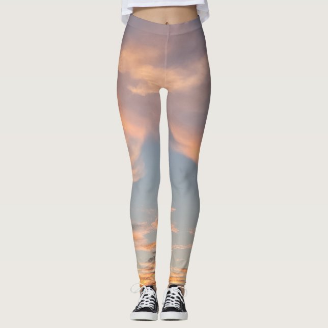HIMMLISCHE FARBKOMBINATION LEGGINGS (Vorderseite)