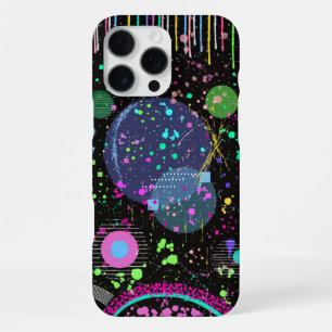 Himmlische Feiern: Maximalistische abstrakte Kunst iPhone 16 Pro Max Hülle