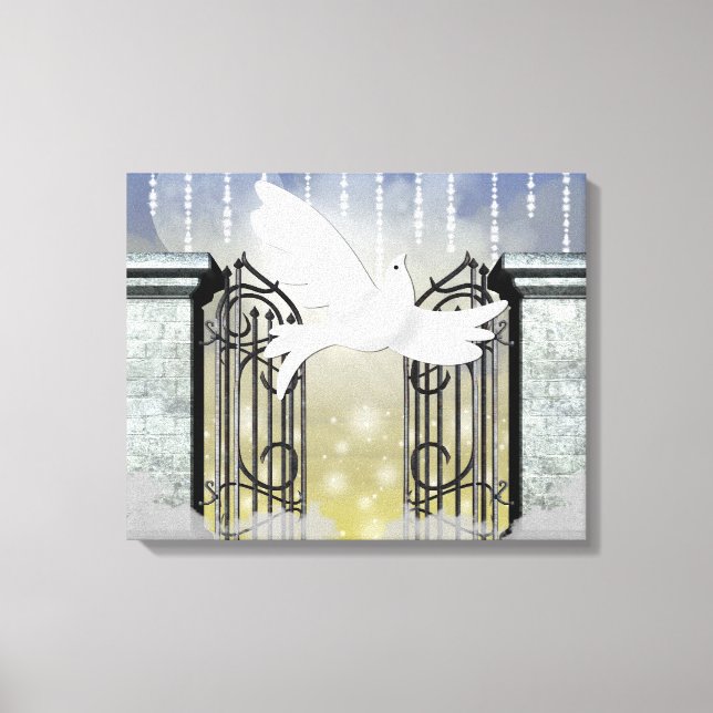 Himmlische gezogene Canvas Leinwanddruck (Vorderseite)