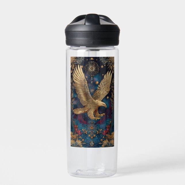 Himmlische Goldadlerkunst  Trinkflasche (Vorderseite)