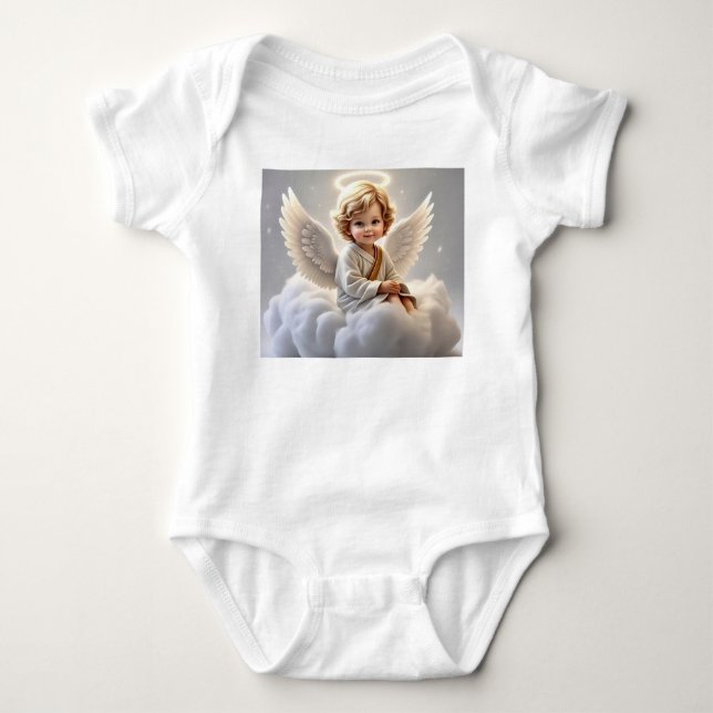 " HIMMLISCHE GUARDIAN " BABY STRAMPLER (Vorderseite)