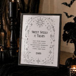 Himmlische Halloween-Brautjungfer-Party-Dessert Poster