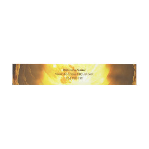 Himmlische Harfe des goldenen Mondes. Einladungsbanderole