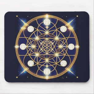 Himmlische Harmonie – Das Licht innerhalb des Gitt Mousepad
