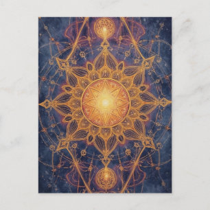 Himmlische Harmonie – Portal des heiligen Lichts Postkarte