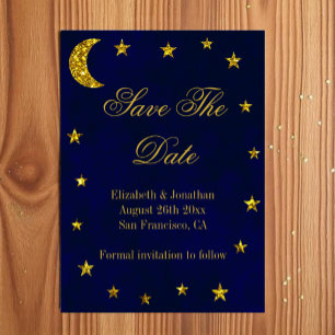 Himmlische Hochzeit unter dem Sternenhimmel Save The Date