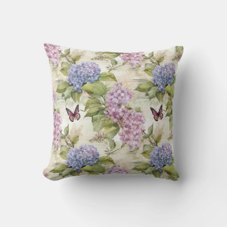 Himmlische Hydrangea Harmonie Kissen