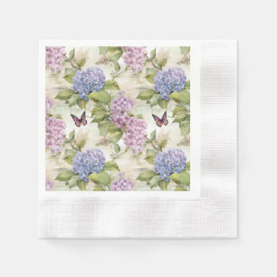Himmlische Hydrangea Harmonie Serviette