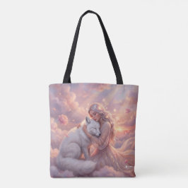 Himmlische Jungfrau Weißfuchs Fantasy-Tasche