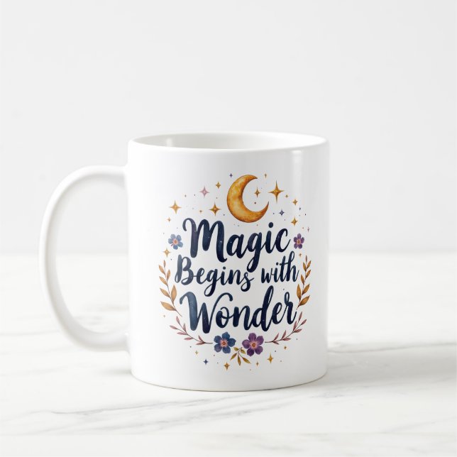 Himmlische Kaffee-Kunst Kaffeetasse (Links)