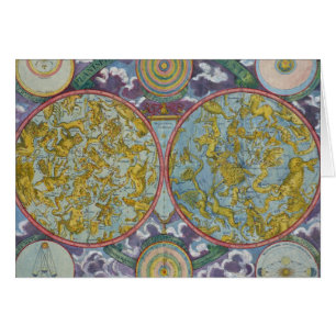 Himmlische Karte der Planeten