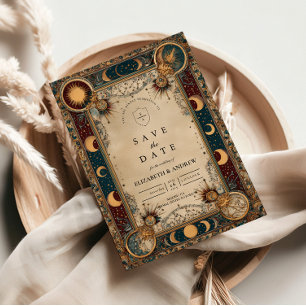 Himmlische königliche Barockhochzeit Save The Date