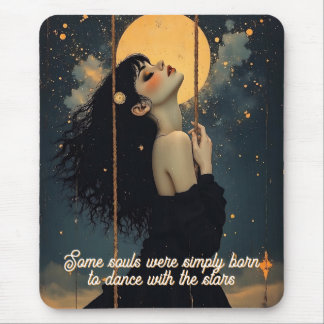 Himmlische Kunst | Gotenfrau | Ätherisch Mystisch Mousepad
