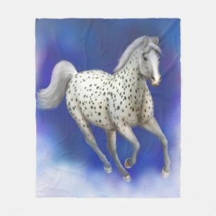 Himmlische Leopardappaloosa-Fleece-Decke Fleecedecke