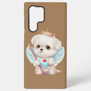Himmlische Liebe: Niedlicher Angel maltesischer Hu Samsung Galaxy Hülle