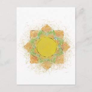 Himmlische Lotusblume Postkarte