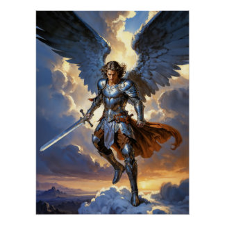 Himmlische Macht Erzengel Michael Poster
