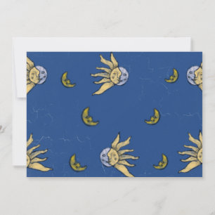 Himmlische Magie Blaue Whimsigoth-Himmel Einladung