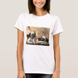 Himmlische Mops-Engel-Geschenk-Einzelteile T-Shirt