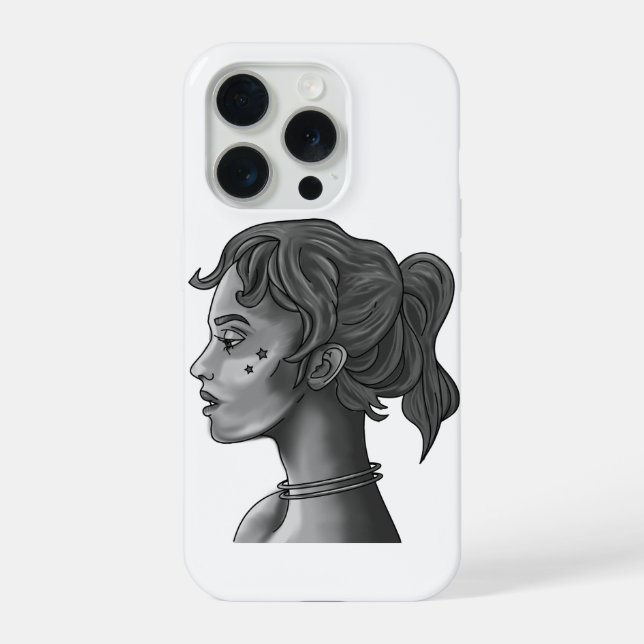 Himmlische Muse Ästhetik-Handyhülle iPhone Hülle (Rückseite)