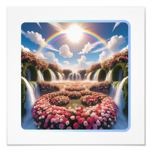 Himmlische Oase Fotodruck (Vorne)