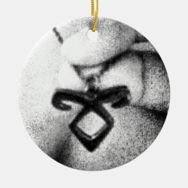Himmlische Power-Rune Keramikornament (Vorne)