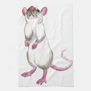 Himmlische Rattenhandtuch Küchentuch