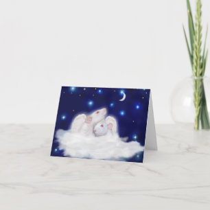 Himmlische Ratties Beileids-Karte Karte