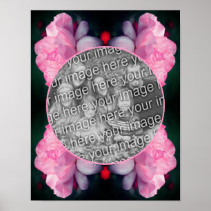 Himmlische Rosa Blume Erstellen Sie Ihr eigenes Fo Poster