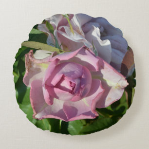 Himmlische Rose Abstract Rundes Kissen