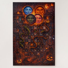 Himmlische Schlangen und Leitern Gothic Fantasy 10 Puzzle