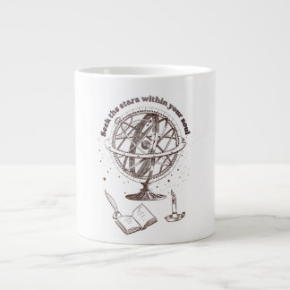 Himmlische Seelenweisheit | Vintage-Armillarsphäre Jumbo-Tasse