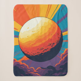 Himmlische Sonnenuntergangs-Sherpa-Decke Sherpadecke
